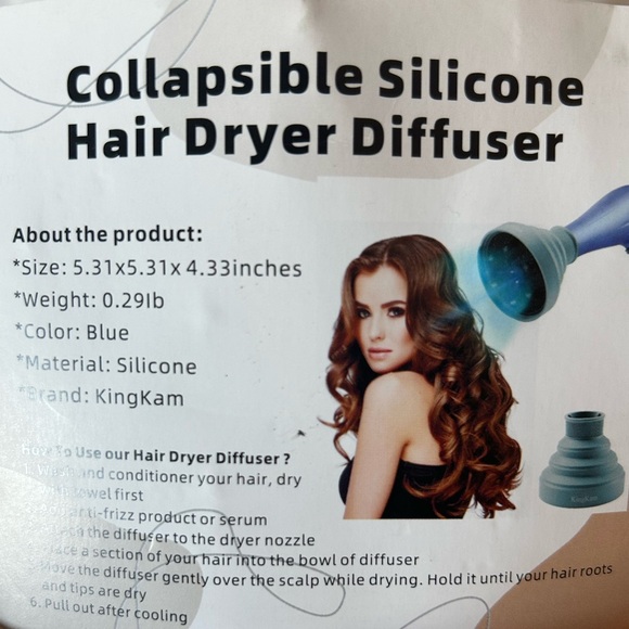 NWOT Collapsible Hair Dryer Diffuser - Picture 1 of 4
